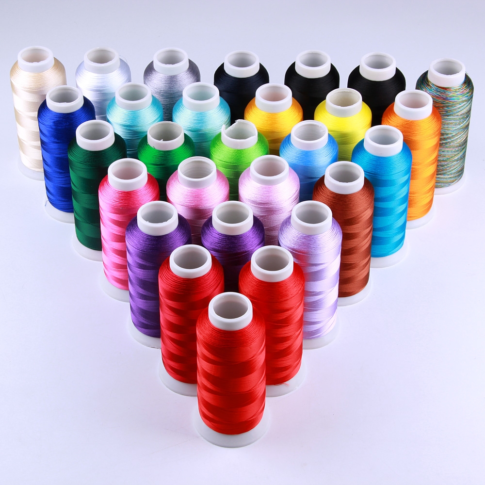120D Rayon Computer embroidery thread Embroidery thread Handcrafted extra fine soft smooth tassel silk thread 20