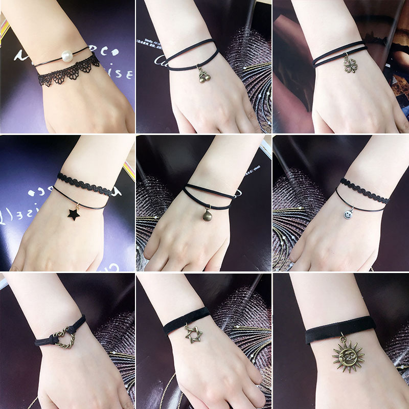 FLY880 popular female choker necklace, collarbone chain, neck accessory, neck strap, neck chain, neck chain, lace short necklace Application Scenario