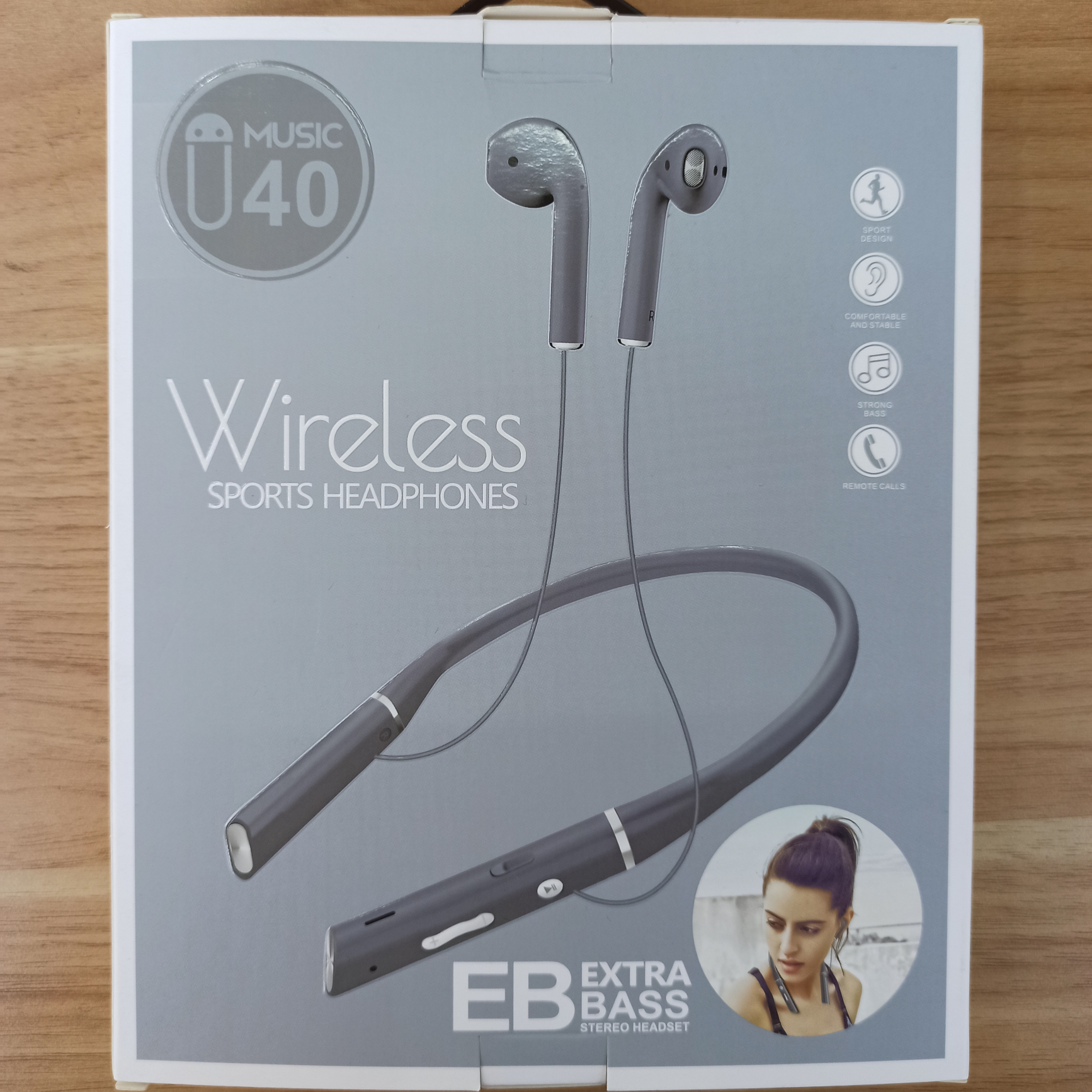 New neck Bluetooth headset heavy bass HD wireless mobile phone universal running game