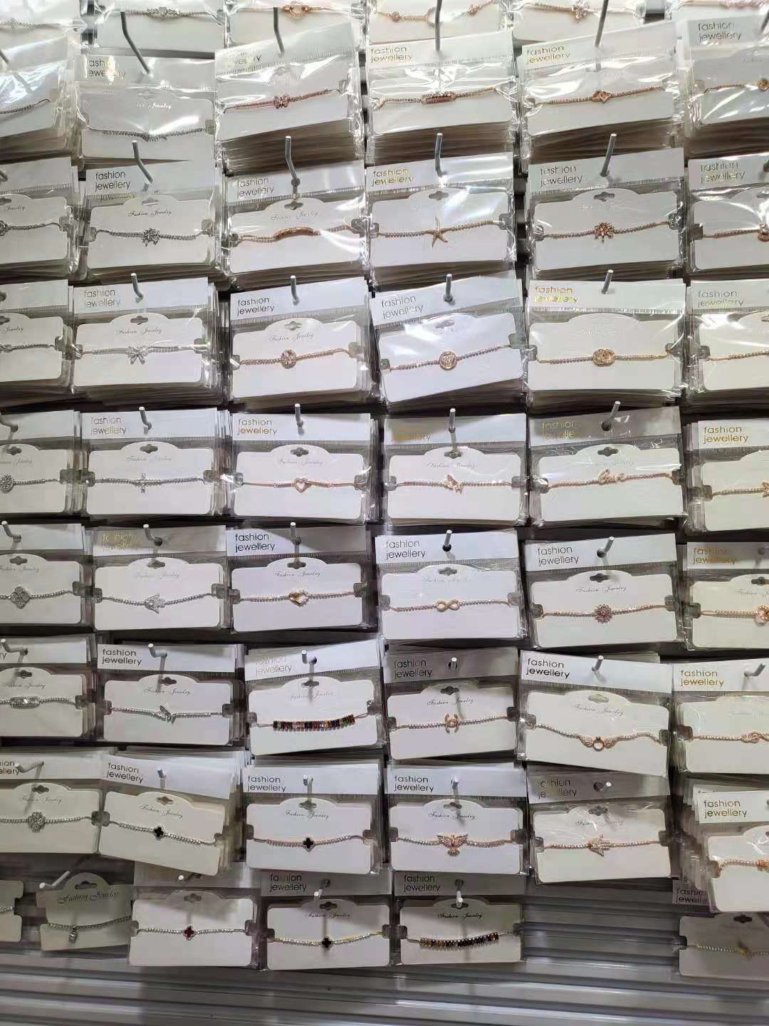 复古经典环保保色锁骨链项链铜微镶玫瑰金白金2688产品图