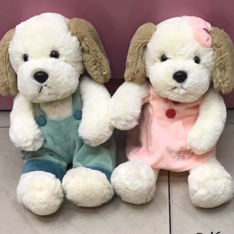 Auspicious doll toy doll plush toy dress couple dog No. 4 dream plush toy