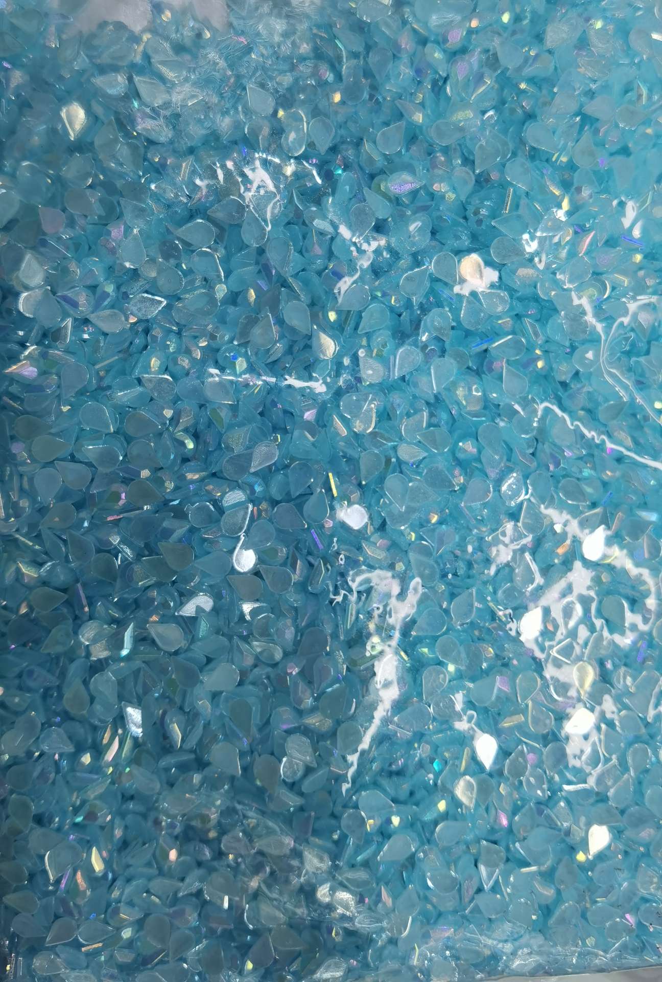 13*18 square water drop jelly color details Picture