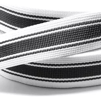 5 cm: Environmentally durable treadmill massager Safety belt polypropylene thick grain ribbon black and white intercolor belt: 65#