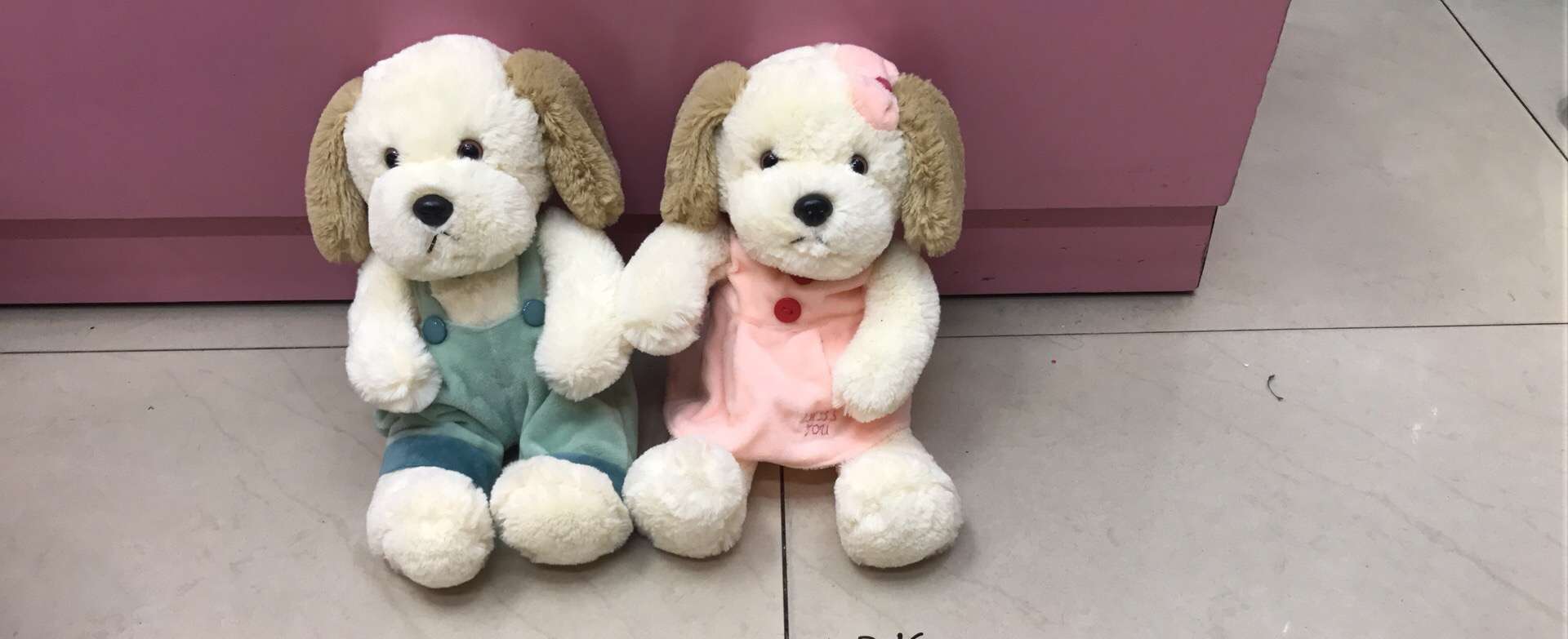 Auspicious doll toys, plush toys, dressing couple dogs, No. 3 Dreamy plush toys detail image 1