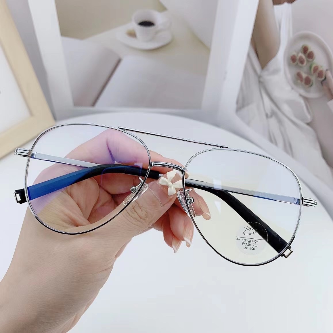 0945 近视眼镜框架女韩版潮网上可配有度数超轻复古圆框大脸素颜眼睛男详情图2