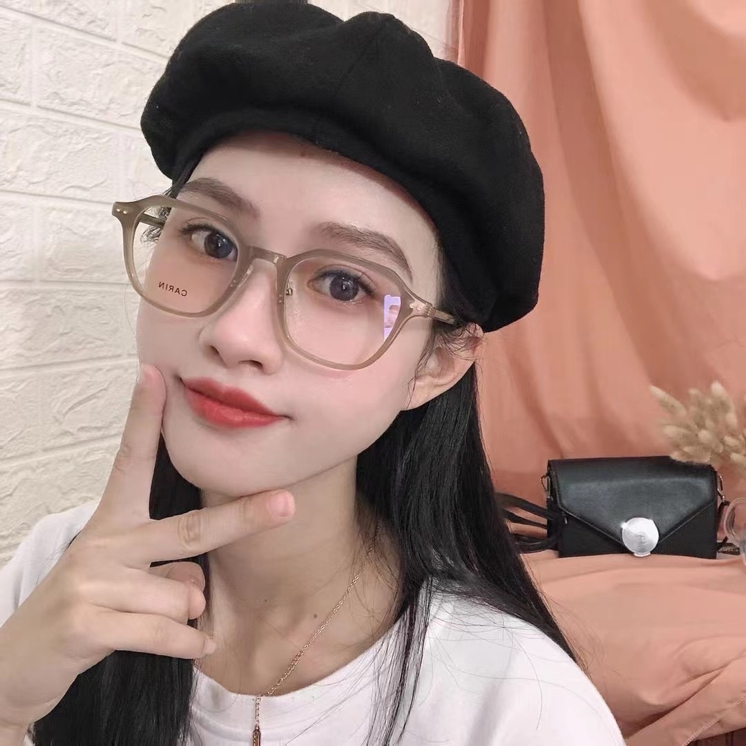 0911 大框近视眼镜女韩版有度数可配显瘦防蓝光网上配素颜眼镜框架男详情图2