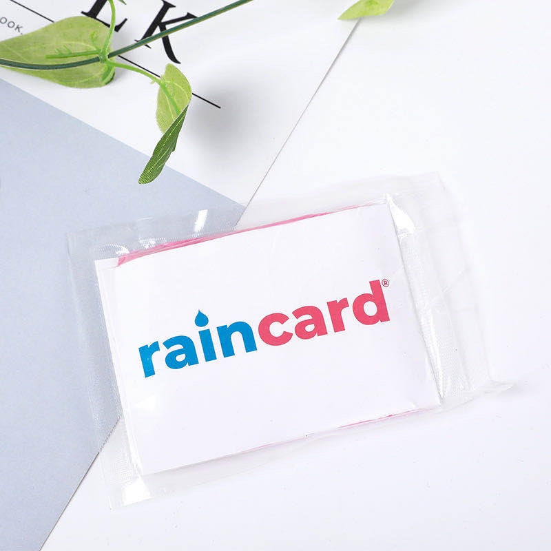 RAINCARD雨衣 一次性卡片雨衣 套头雨衣raincoat  现货供应 