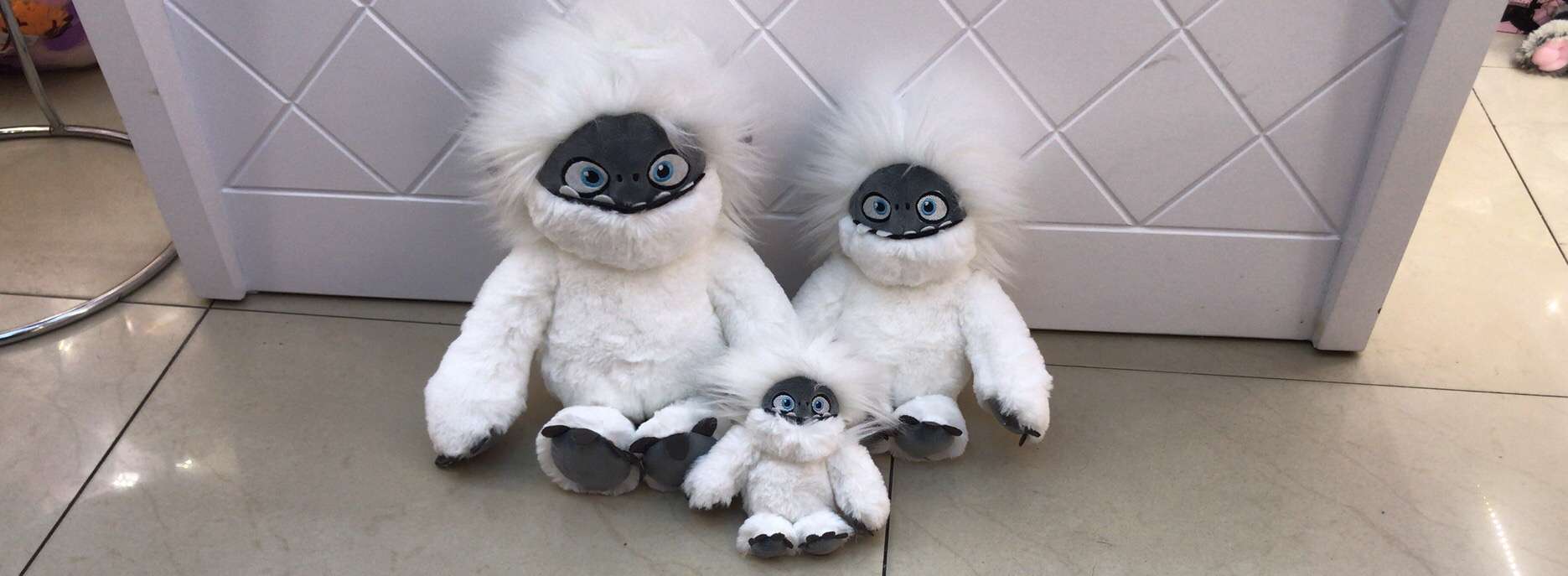 Dreamy plush toys, premium figurines, auspicious toys No. 3, White Snow monsters, factory direct sales details Picture