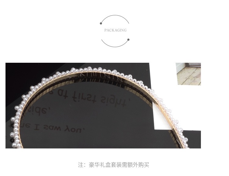 珍珠发箍新娘发饰手工编织珍珠打结麻花蝴蝶结皇冠头箍女头饰批发3皓轩饰品发饰发箍2详情8