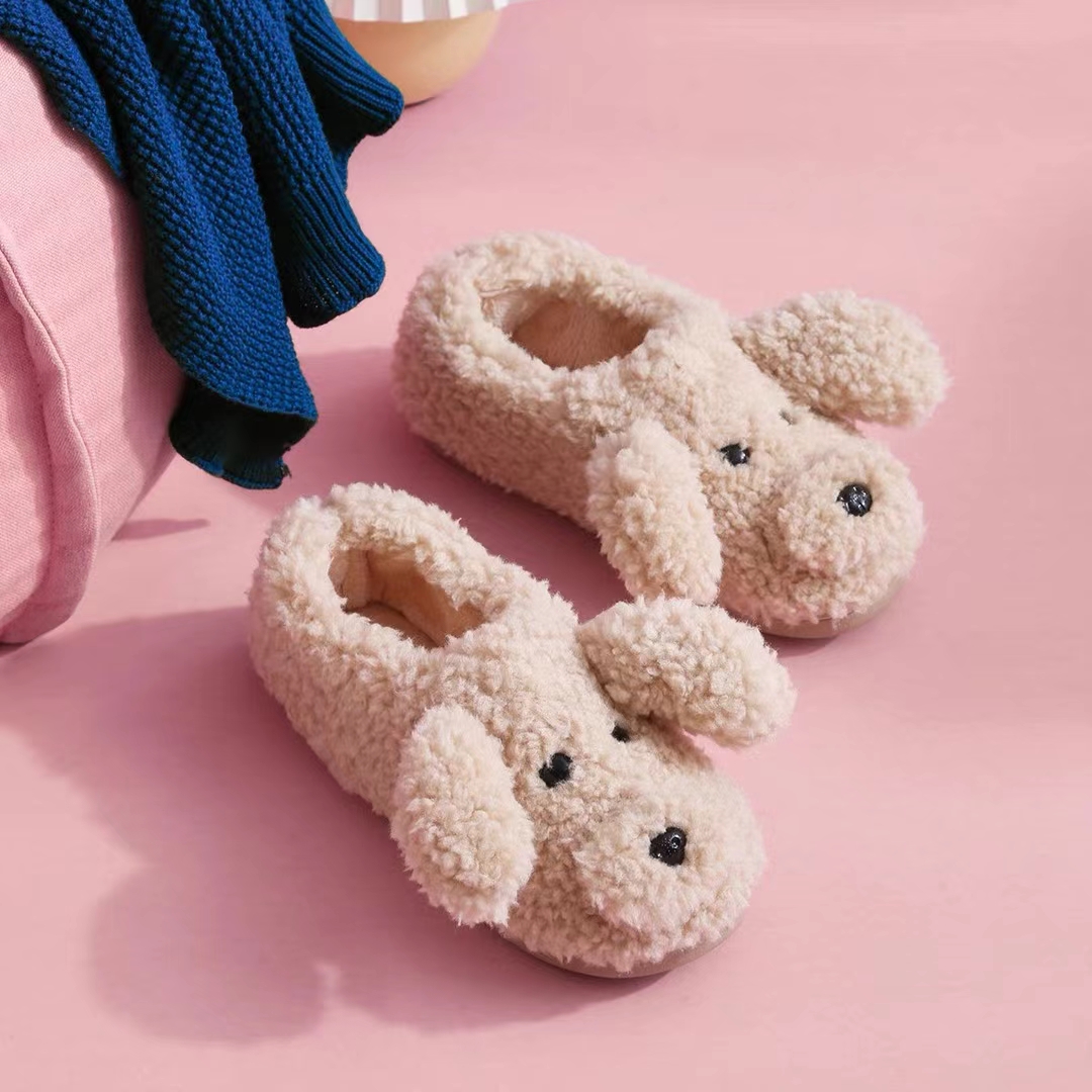 Winter home cute fluffy slippers 321