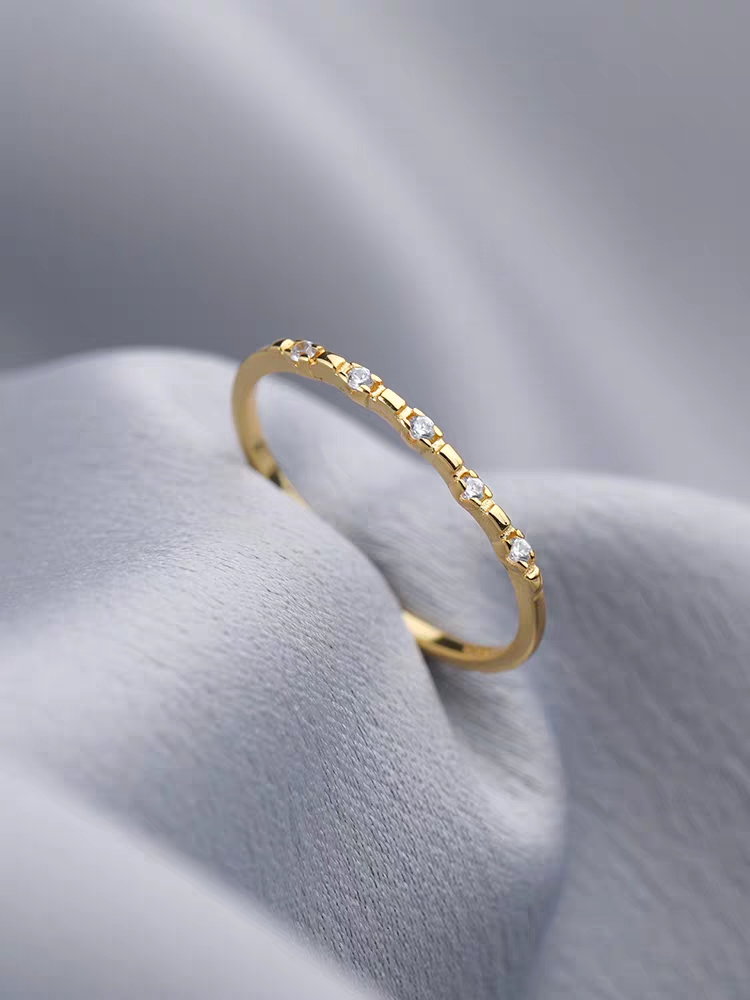 Open ring, light luxury, niche and exquisite ring, high-end and elegant ring, fashionable and individual for women details Picture