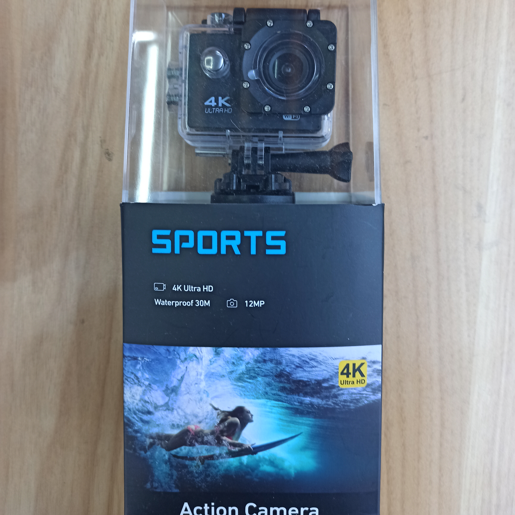Anti-shake underwater video recorder HD 4K cycling sports camera Motorcycle helmet snorkeling remote control camera