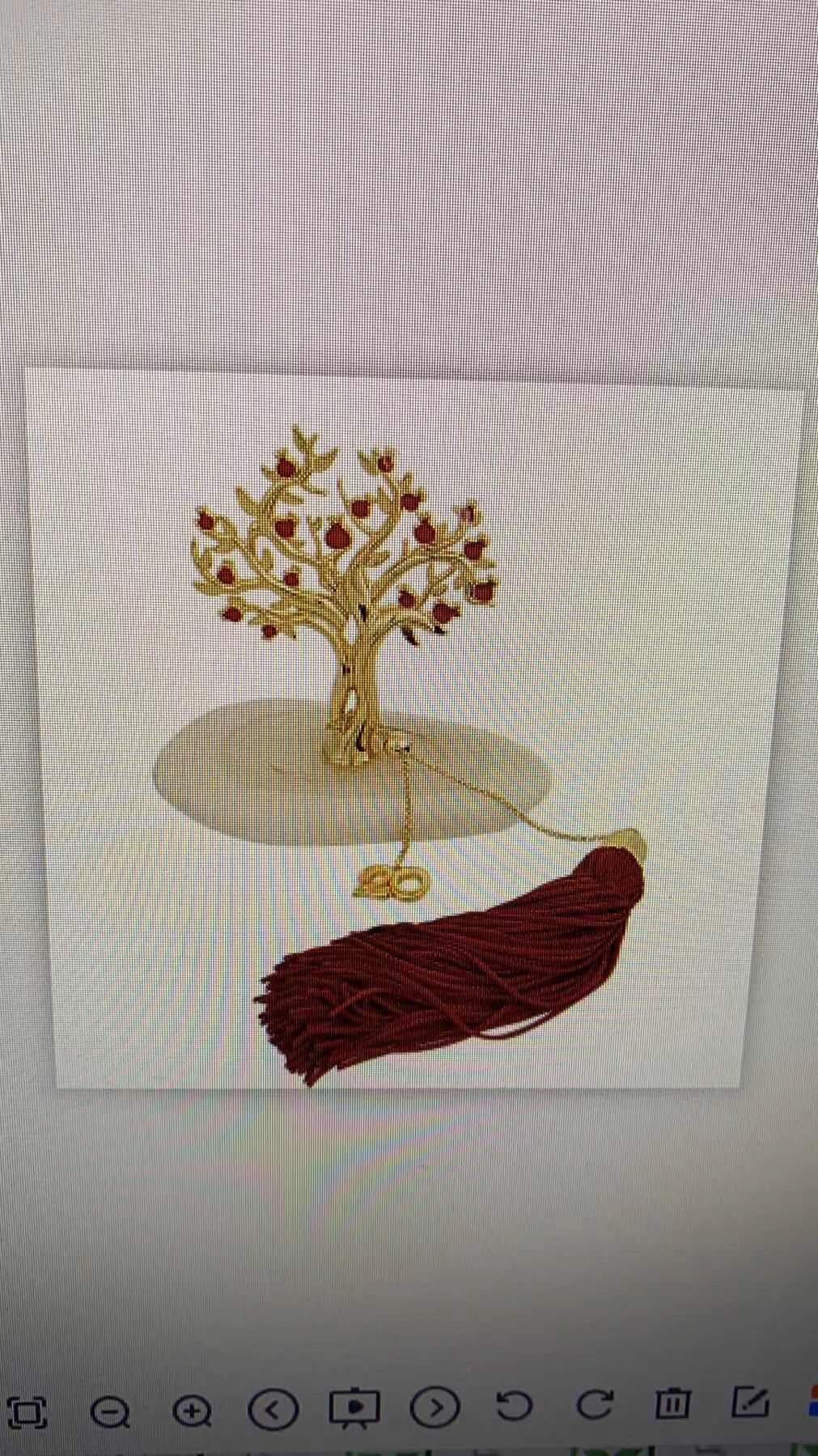 Tassel necklace details Picture