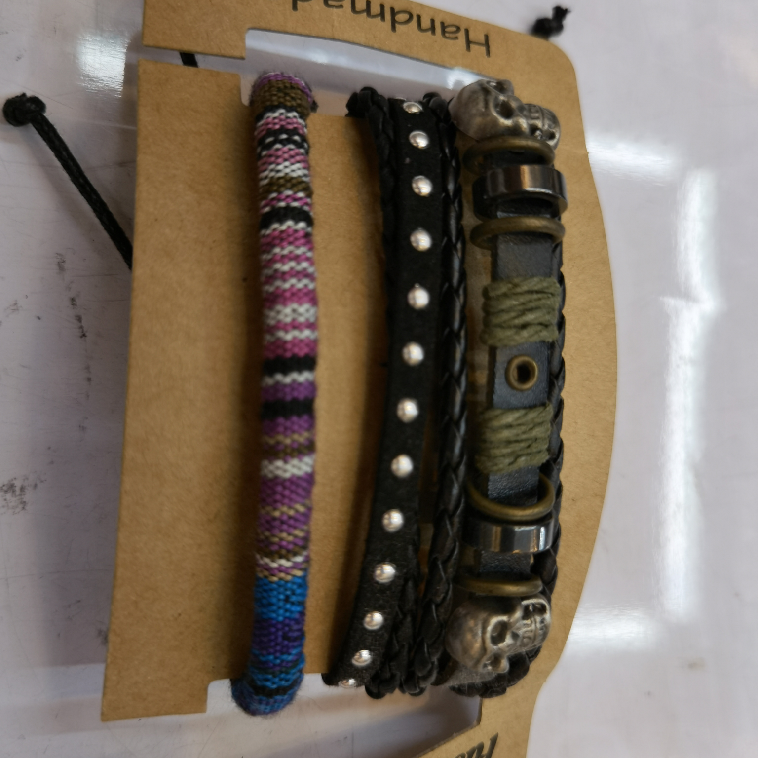 三件套皮手链72珍宠儿时尚男士3件套手链