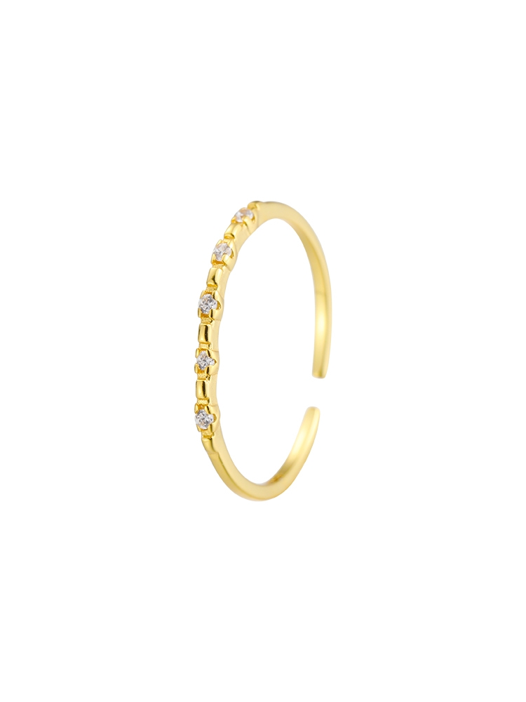 Open ring, light luxury, niche and exquisite ring, high-end and elegant ring, fashionable and individual for women Specification image