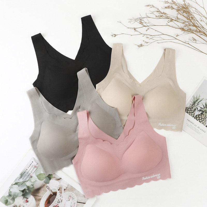 无痕乳胶美背裹胸背心一体无钢圈聚拢内衣详情图8