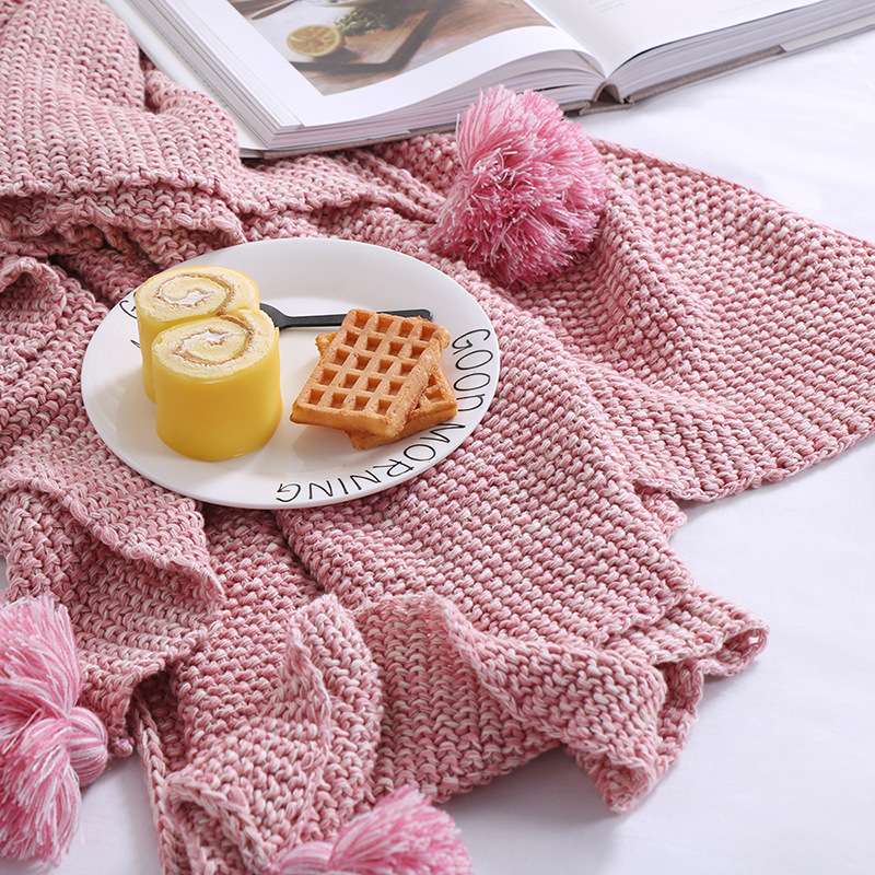 Christmas blanket gifts, new knitted blankets, Little Deer home casual quilts, photography props are exported to the United States detail image 15