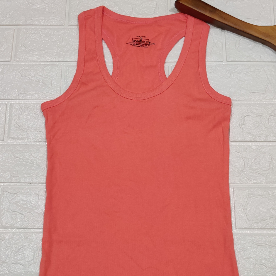 Women's Cotton Long Edition Candy Multicolor I-Type Sports Vest