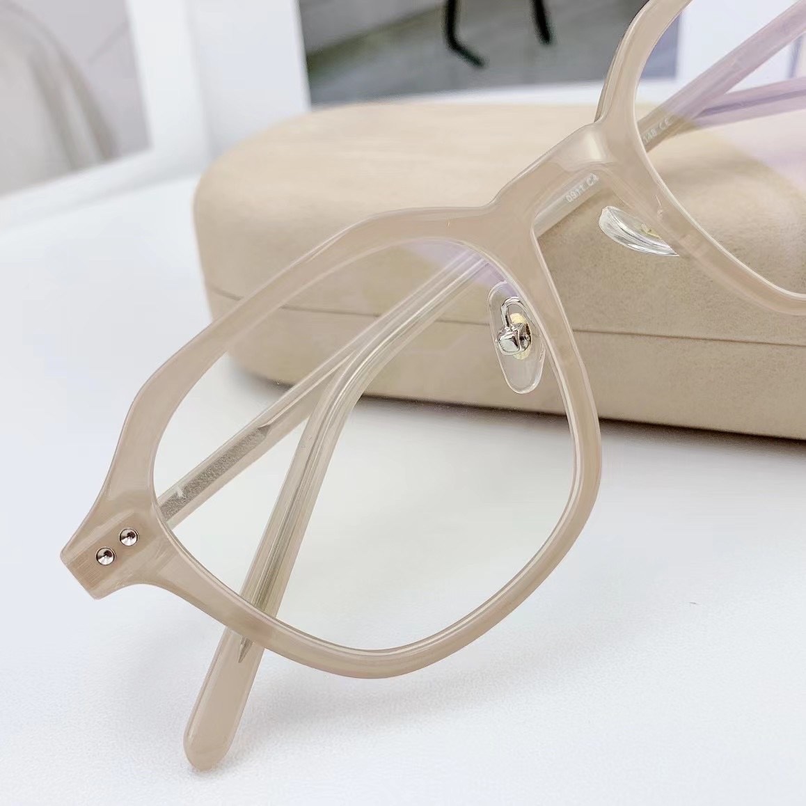 0911 大框近视眼镜女韩版有度数可配显瘦防蓝光网上配素颜眼镜框架男详情图4