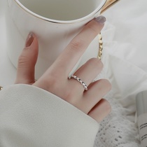 Ring female niche design simple ring cold wind ring ins fashion personality