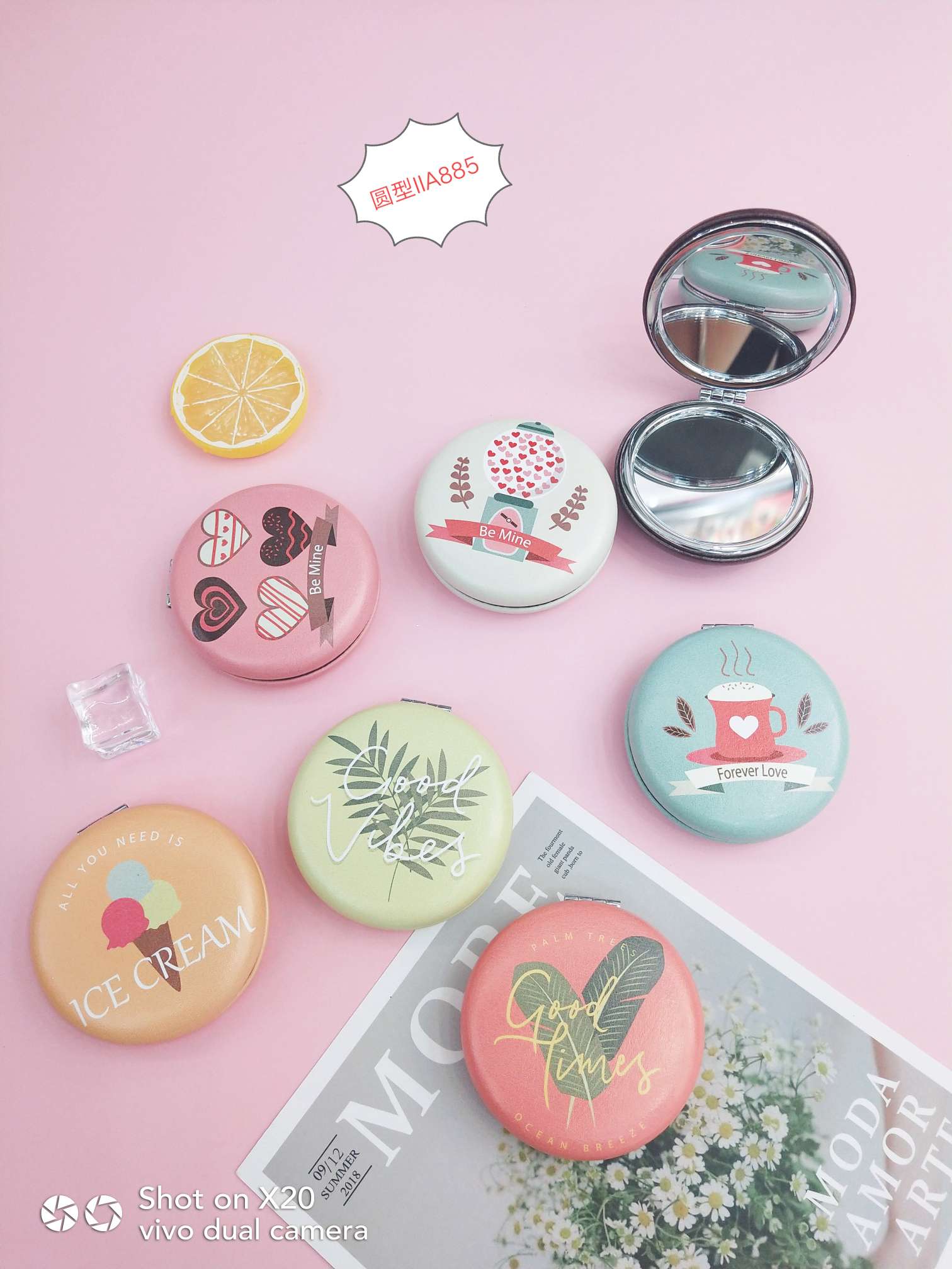 圆型双面镜子详情图1