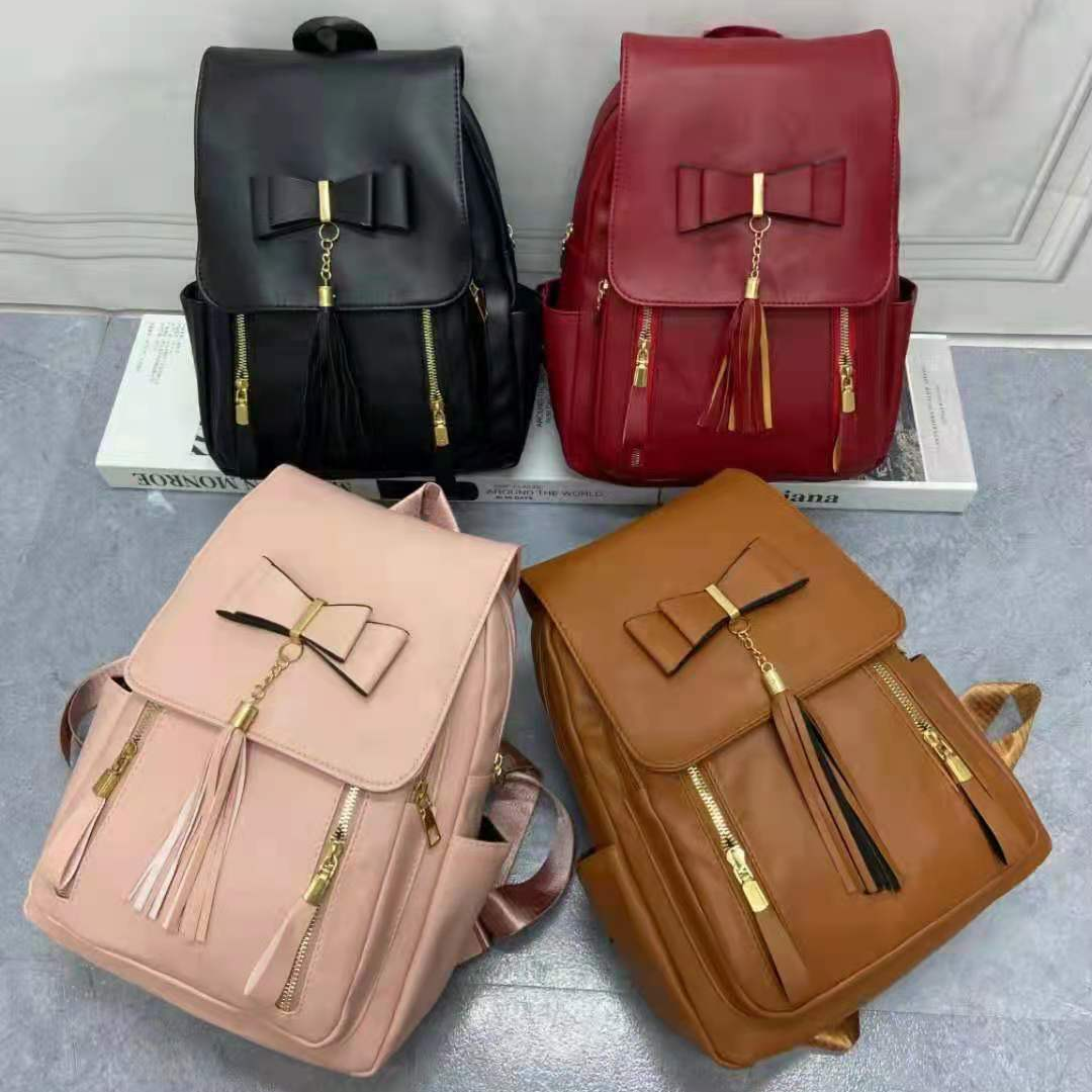 Backpack women 2021 new fashion large capacity student bag canvas travel backpack 002
