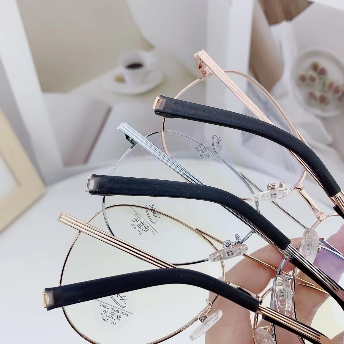 0945 近视眼镜框架女韩版潮网上可配有度数超轻复古圆框大脸素颜眼睛男详情图3