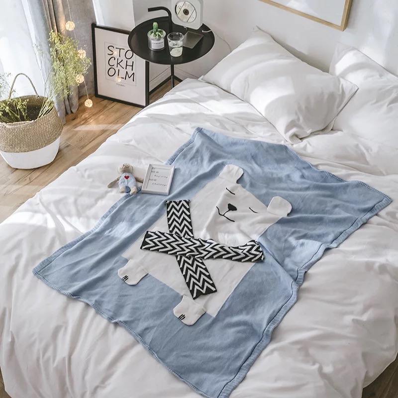 Christmas blanket gifts, new knitted blankets, Little Deer home casual quilts, photography props are exported to the United States detail image 20