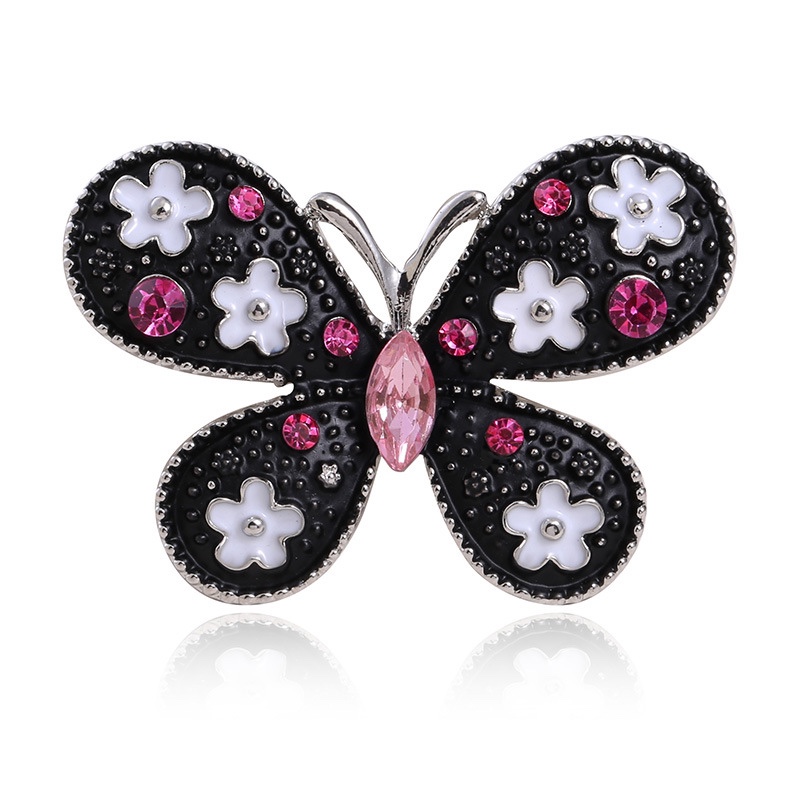 Fashion new women diamond butterfly exquisite creative retro butterfly brooch with all clothes accessories