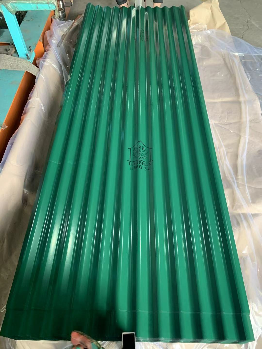 彩钢瓦镀锌瓦屋顶瓦梯形瓦波浪瓦红色波浪瓦蓝色梯形瓦 瓦片 铁丝瓦 非洲彩钢瓦 防水瓦 琉璃瓦