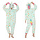 连体睡衣出口法兰绒卡通动物亲子款加厚珊瑚绒男女情侣长袖如厕版荧光产品图