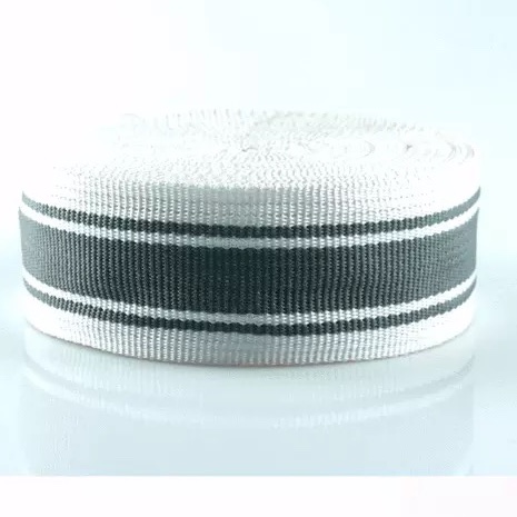 5 cm: Environmentally durable treadmill massager Safety belt polypropylene thick grain ribbon black and white intercolor belt: 67#