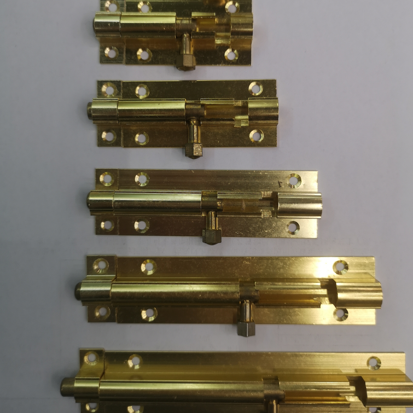 Golden aluminium pin 6"