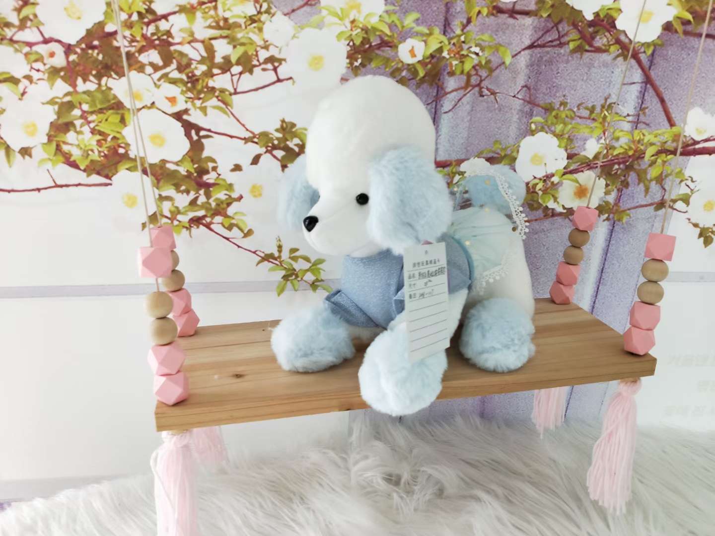 Dreamy plush toy 35 cm dressed sheepdog cute plush pillow doll detail image 2