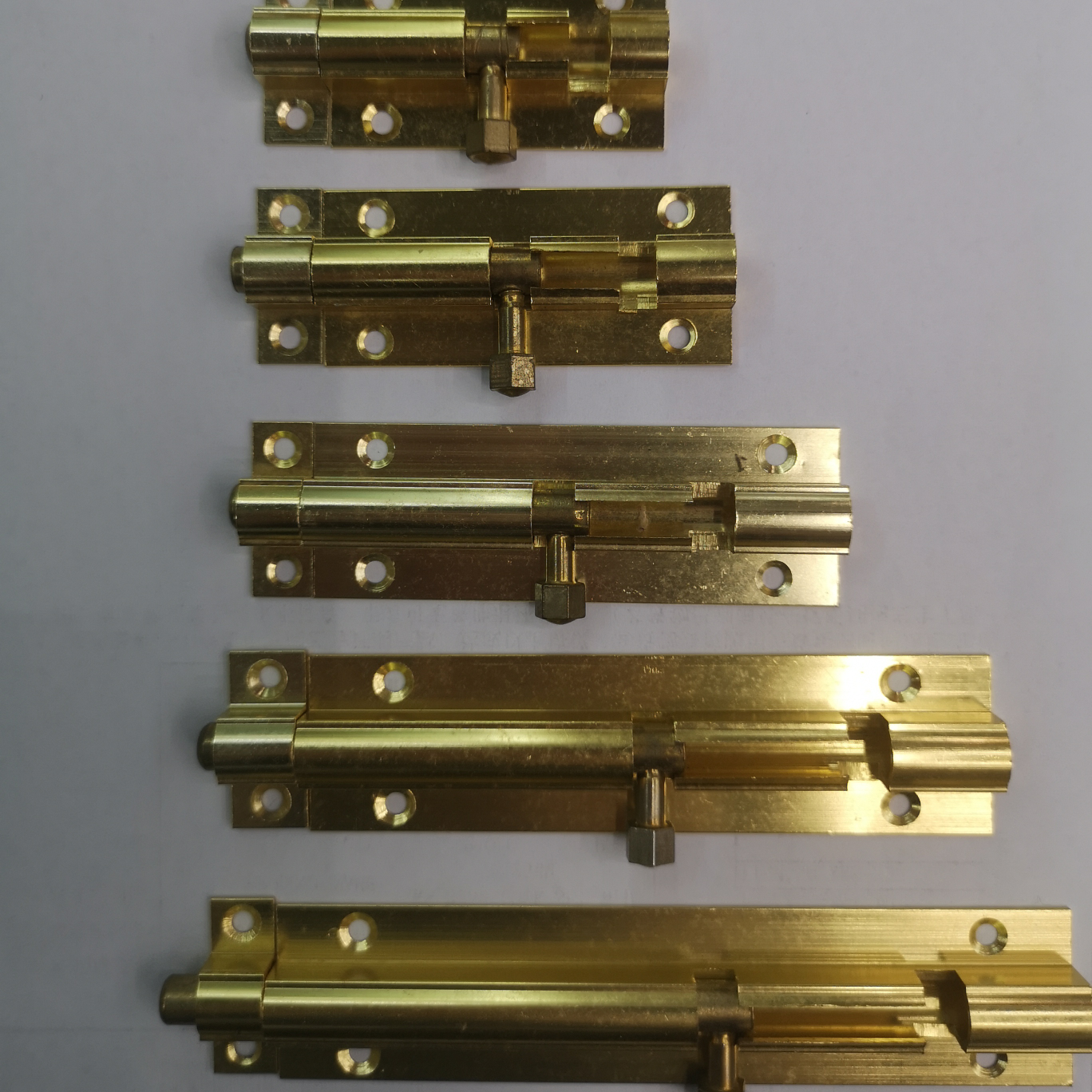 Golden aluminium pin 5"