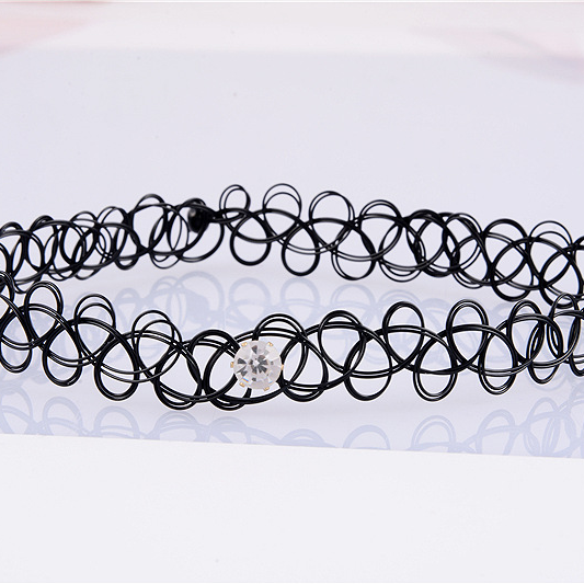 FLY1032 European and American accessories fishing line necklace Tattoo Tatoo Tattoo chain Choker Choker stretchable necklace for women