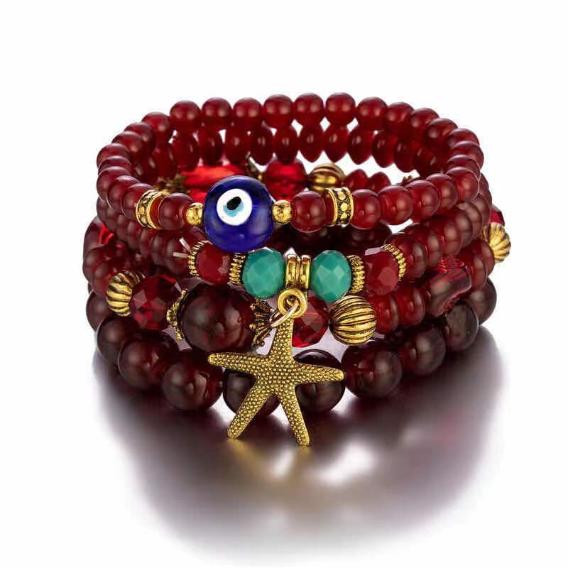 Red bead bracelet thumbnail