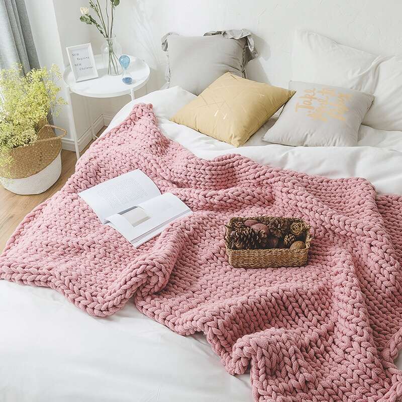 Christmas blanket gifts, new knitted blankets, Little Deer home casual quilts, photography props are exported to the United States detail image 6