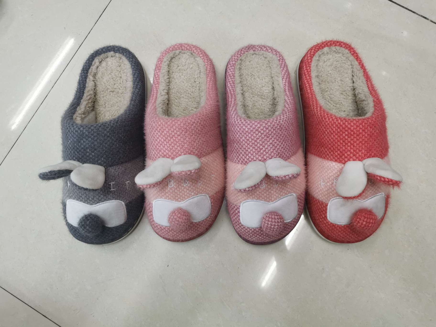 Woolen slippers details Picture