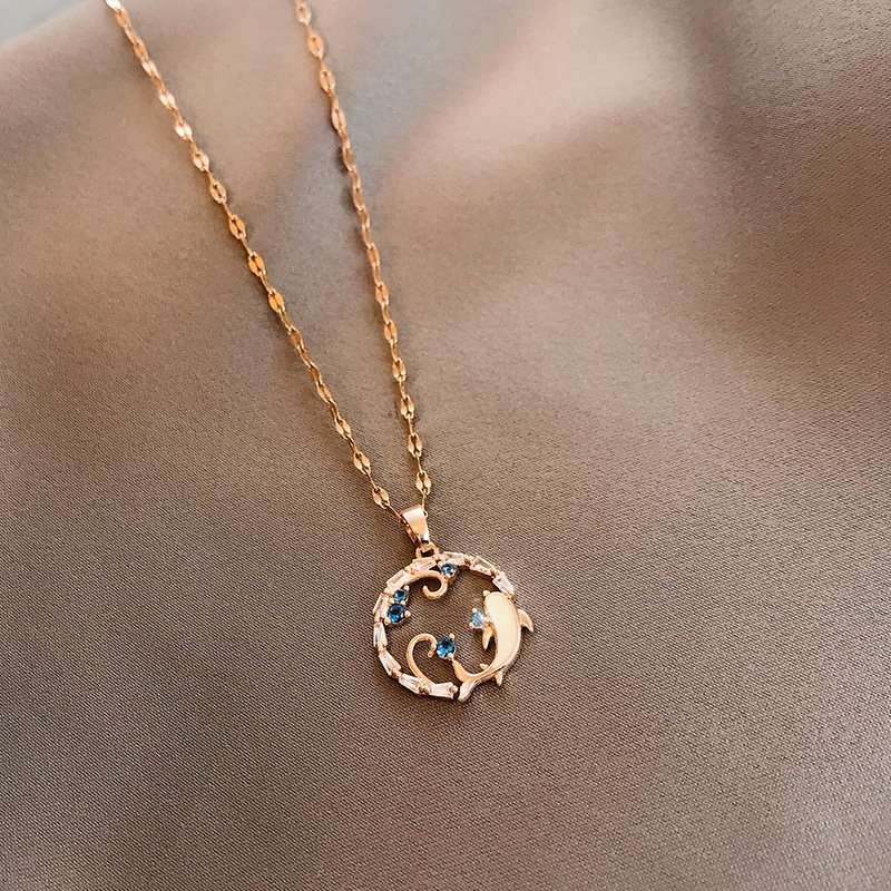 项链女夏轻奢小众设计饰品2021年新款颈链40图