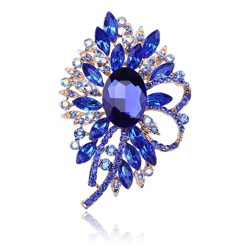 Hot brooch Stained glass Large glass brooch Crystal glass brooch Corsage