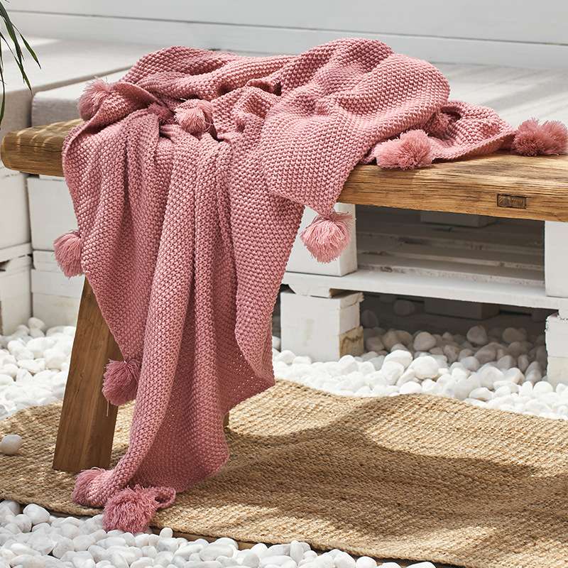 Christmas blanket gifts, new knitted blankets, Little Deer home casual quilts, photography props are exported to the United States detail image 8