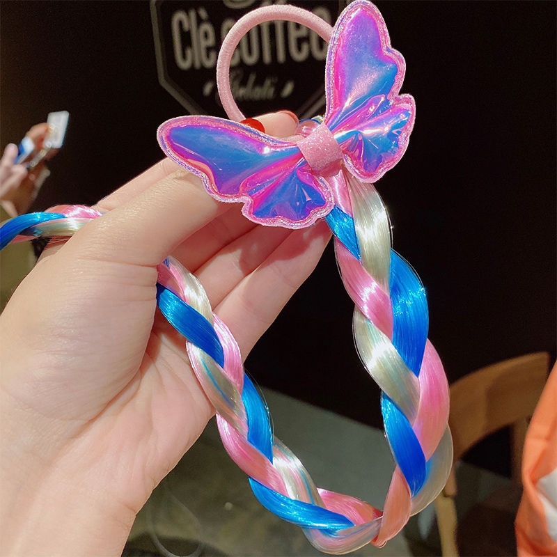 584 Frozen Elsa 👸 Long holiday braid children 's wig braid