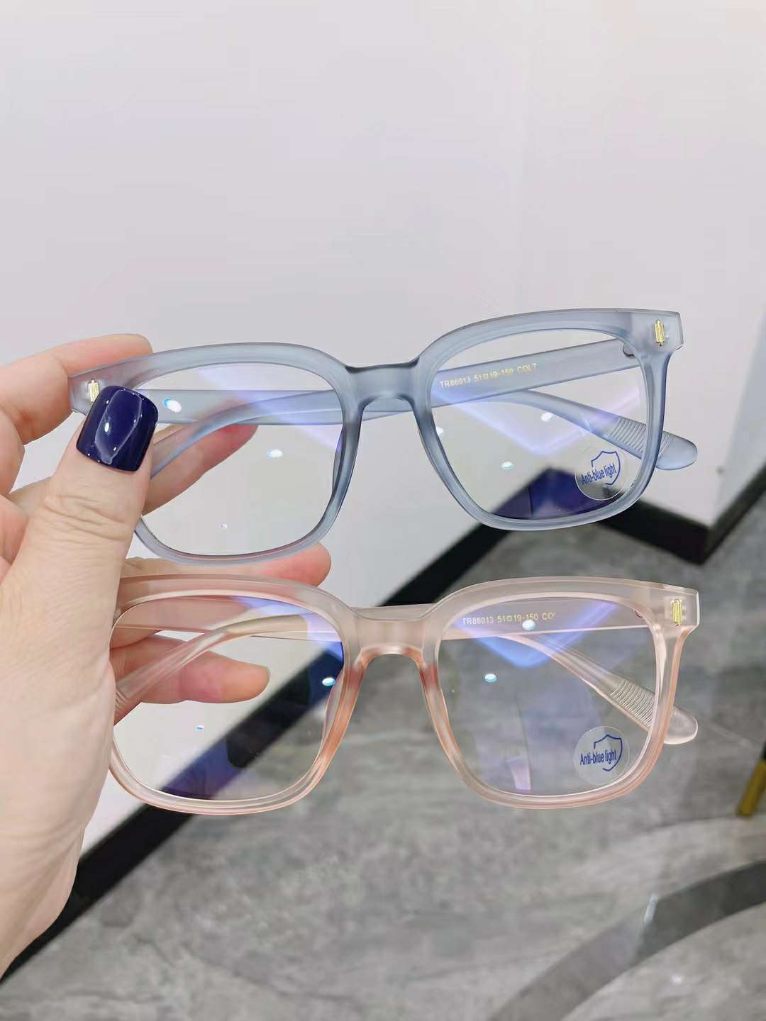 型号：TR86013，大框素颜显瘦百搭防蓝光眼镜己出货产品图