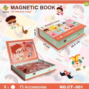 TOI ToI Magnetic Jigsaw Puzzle Children's Puzzle Magnetic toy Early Education Baby Book for Boys and Girls 3-4-5-6 years old 09-280