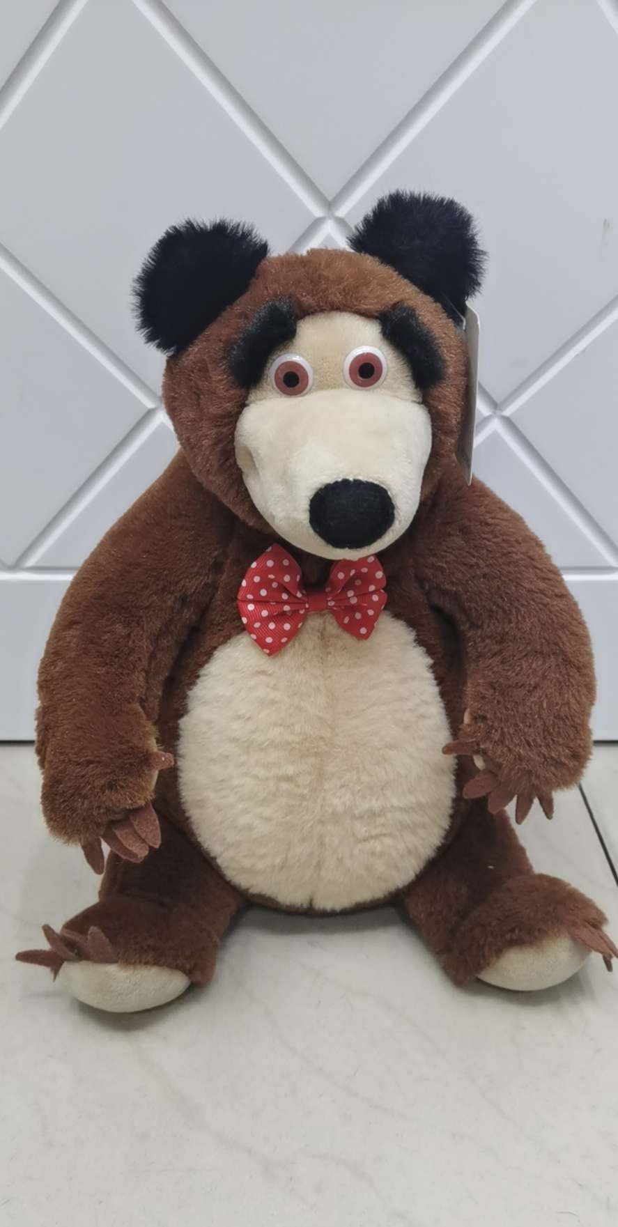 No. 3 bow tie Bear, Auspicious Doll, claw machine Doll, Dreamy plush toy, Pillow doll, factory direct sales detail image 1