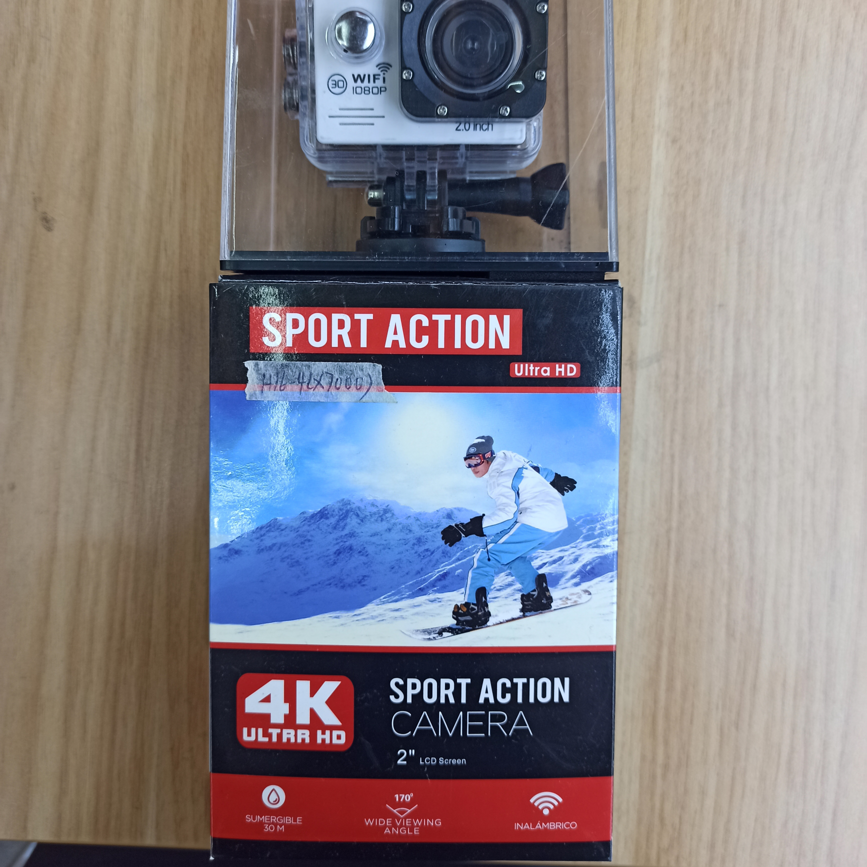 4K sports camera Sports camera Outdoor riding waterproof motorcycle mountain bike tachograph