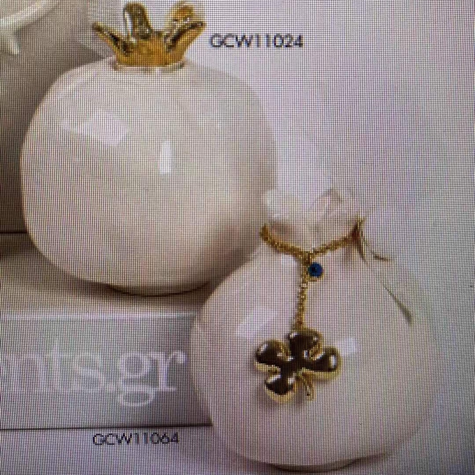 White pomegranate handicraft