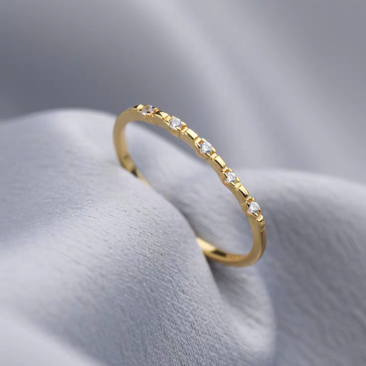 Open ring, light luxury, niche and exquisite ring, high-end and elegant ring, fashionable and individual for women