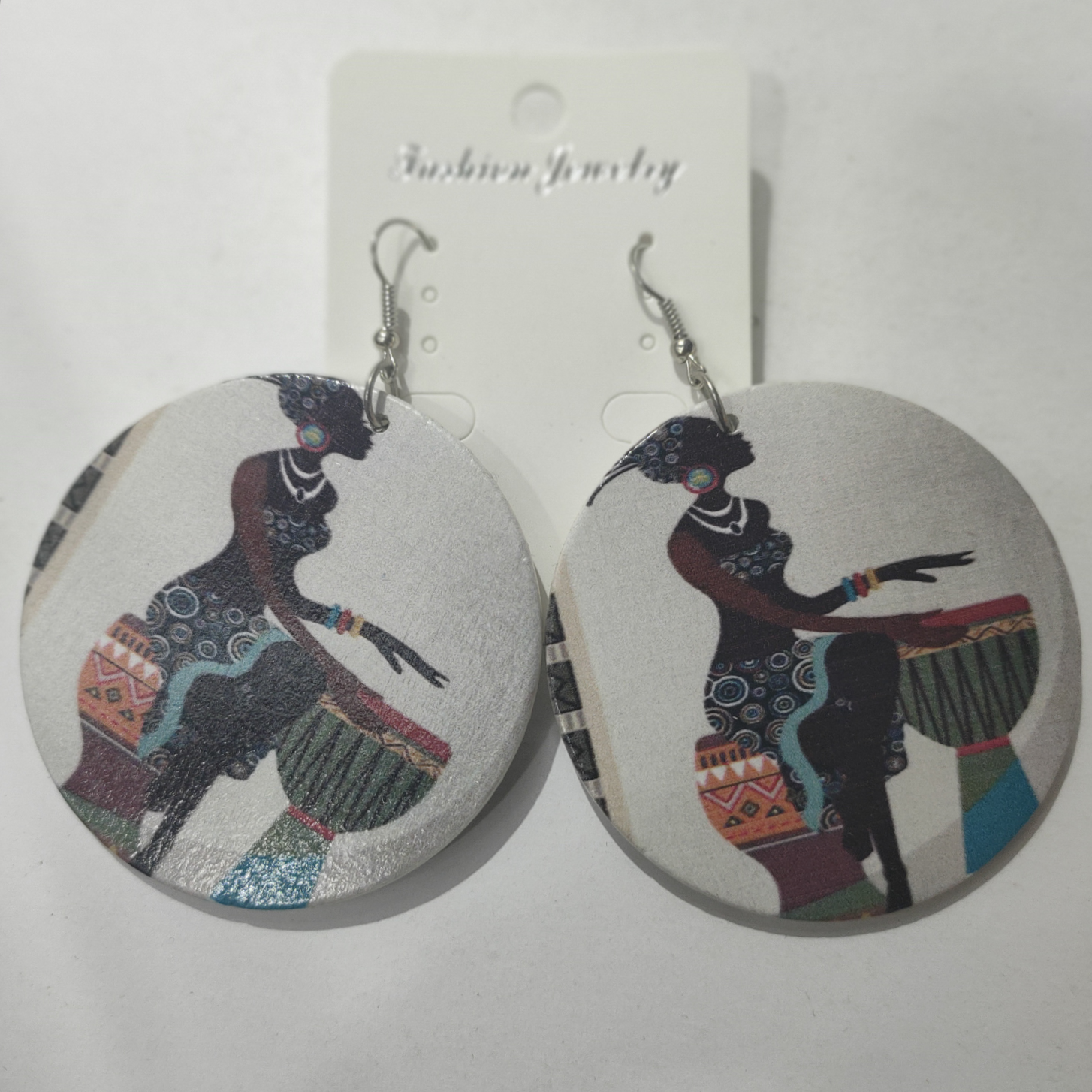 Manufacturers direct sales of environmental protection materials wooden earrings 1906